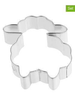 Dr. Oetker Wykrawacze (2 szt.) "Sheep" w kolorze srebrnym - 8 x 11 cm ze sklepu Limango Polska w kategorii Akcesoria do pieczenia - zdjęcie 188911371