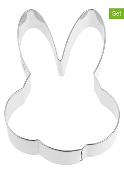 Dr. Oetker Wykrawacze (2 szt.) "Head" w kolorze srebrnym - 8 x 11 cm ze sklepu Limango Polska w kategorii Akcesoria do pieczenia - zdjęcie 188911374