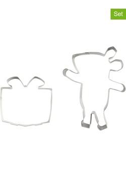 Dr. Oetker Wykrawacze (4 szt.) "Mouse &amp; Gift" ze stali szlachetnej do ciastek ze sklepu Limango Polska w kategorii Akcesoria do pieczenia - zdjęcie 188911583