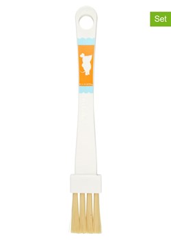 Dr. Oetker Pędzle cukiernicze (2 szt.) w kolorze biało-pomarańczowym - 19,5 x 2,5 cm ze sklepu Limango Polska w kategorii Akcesoria do pieczenia - zdjęcie 188911613