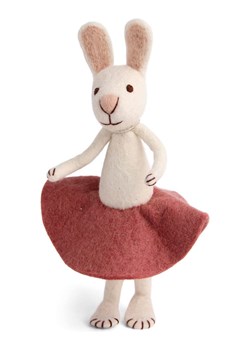 Gry &amp; Sif Figurka dekoracyjna "Bunny" w kolorze biało-czerwonym - 25 x 55 x 9,5 cm ze sklepu Limango Polska w kategorii Dekoracje - zdjęcie 188912921