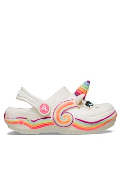 Crocs Klapki Toddler Crocs Iam Unicorn Lights Classic Clog 212508 Biały ze sklepu MODIVO w kategorii Klapki dziecięce - zdjęcie 188913780