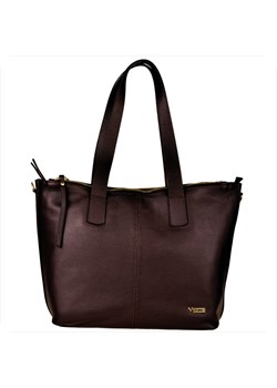 Vezze włoska torebka shopper skórzana brąz czekolada ze sklepu melon.pl w kategorii Torby Shopper bag - zdjęcie 188914314