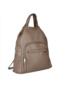 Borse in pelle torebko-plecak w kolorze brąz taupe ze sklepu melon.pl w kategorii Plecaki - zdjęcie 188914353