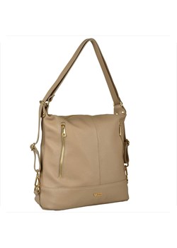 Torebko plecak beżowy skóra naturalna xl ze sklepu melon.pl w kategorii Plecaki - zdjęcie 188914523