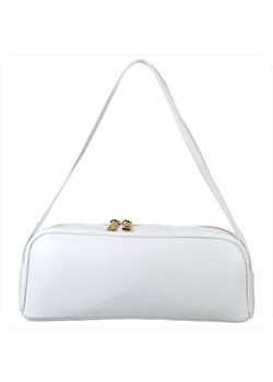 Borse in pelle m naturalna skóra gładka torba kuferek biały jamnik ze sklepu melon.pl w kategorii Kuferki - zdjęcie 188914841