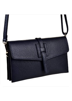 Vera pelle mała skórzana listonoszka granatowa ze sklepu melon.pl w kategorii Listonoszki - zdjęcie 188915252