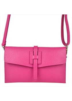 Vera pelle mała skórzana listonoszka fuksja ze sklepu melon.pl w kategorii Listonoszki - zdjęcie 188915313