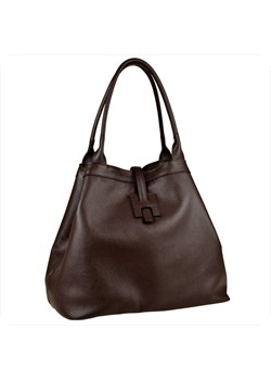 Torba shopper brąz czekolada pojemna skórzana xxl ze sklepu melon.pl w kategorii Torby Shopper bag - zdjęcie 188915553