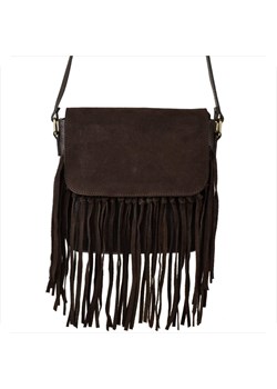 Vera pelle włoska listonoszka z frędzlami skóra naturalna ze sklepu melon.pl w kategorii Listonoszki - zdjęcie 188915910