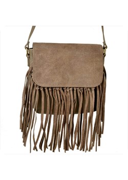 Vera pelle włoska listonoszka z frędzlami skóra naturalna ze sklepu melon.pl w kategorii Listonoszki - zdjęcie 188915933