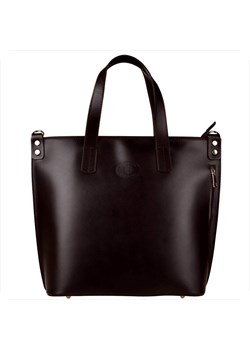 Vezze torba skórzana  shopper bag brąz czekolada xl ze sklepu melon.pl w kategorii Torby Shopper bag - zdjęcie 188916343