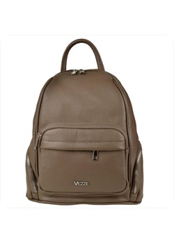 Vezze plecak skórzany brąz taupe rozmiar l ze sklepu melon.pl w kategorii Plecaki - zdjęcie 188916360