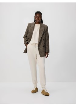 Reserved - T-shirt z modalem - beżowy ze sklepu Reserved w kategorii Bluzki damskie - zdjęcie 188917294