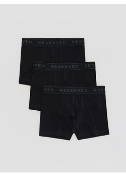 Reserved - 3 pack bokserek Long z wiskozy - czarny ze sklepu Reserved w kategorii Majtki męskie - zdjęcie 188917373