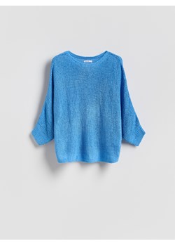 Reserved - Gładki sweter - jasnoniebieski ze sklepu Reserved w kategorii Swetry damskie - zdjęcie 188917383