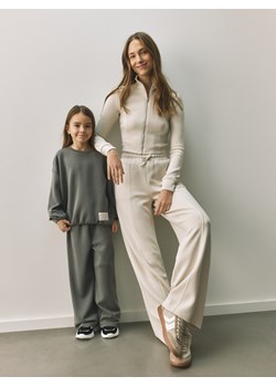 Reserved - Rozpinana bluza z modalem - kremowy ze sklepu Reserved w kategorii Bluzy damskie - zdjęcie 188917521