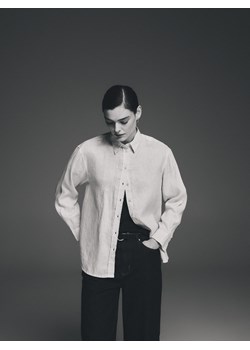 Reserved - Lniana koszula - jasnoniebieski ze sklepu Reserved w kategorii Koszule damskie - zdjęcie 188917584