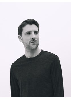 Reserved - Longsleeve z wełny merino - ciemnoszary ze sklepu Reserved w kategorii T-shirty męskie - zdjęcie 188917671