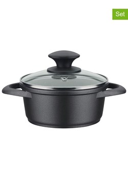 GSW 2-częściowy zestaw "Gourmet" w kolorze czarnym - Ø 16 cm ze sklepu Limango Polska w kategorii Garnki - zdjęcie 188918453