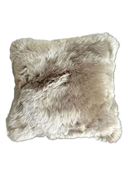 Kaiser Naturfellprodukte Wełniana poduszka w kolorze szarobrązowym ze sklepu Limango Polska w kategorii Dywany - zdjęcie 188918534