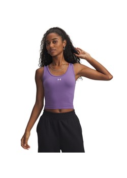 Damski top treningowy Under Armour UA Vanish Seamless - fioletowy ze sklepu Sportstylestory.com w kategorii Bluzki damskie - zdjęcie 188921564