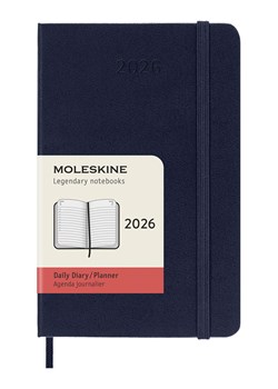 Moleskine Kalendarz tygodniowy "2026" w kolorze granatowym - 9 x 14 cm ze sklepu Limango Polska w kategorii Akcesoria biurowe - zdjęcie 188922072