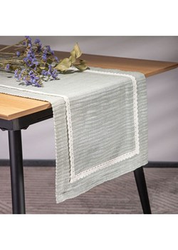 Homla Bieżnik "Aniza" w kolorze zielonym - 160 x 40 cm ze sklepu Limango Polska w kategorii Obrusy i bieżniki - zdjęcie 188922101