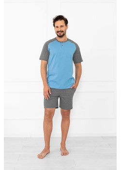 Piżama męska krótki rękaw, krótkie spodnie Aleksander ze sklepu italianfashion w kategorii Piżamy męskie - zdjęcie 188924090