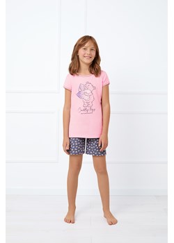 Piżama dziewczęca krótki rękaw, krótkie spodnie Lotte ze sklepu italianfashion w kategorii Piżamy dziecięce - zdjęcie 188926233