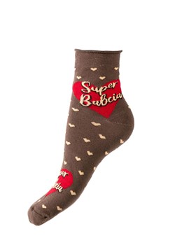 Skarpetki zakostki bezuciskowe K90Z BABCIA ze sklepu italianfashion w kategorii Skarpetki damskie - zdjęcie 188927552