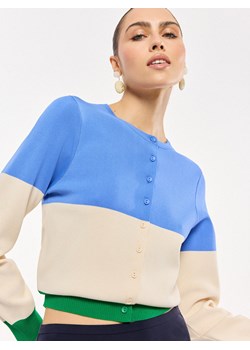 Mohito - Kolorowy kardigan - niebieski ze sklepu Mohito w kategorii Swetry damskie - zdjęcie 188928163