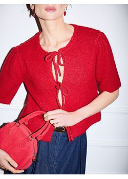 Mohito - Sweter z wiązaniami - czerwony ze sklepu Mohito w kategorii Swetry damskie - zdjęcie 188928210