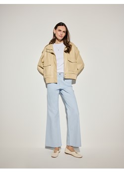 Mohito - Spodnie flare petite - błękitny ze sklepu Mohito w kategorii Spodnie damskie - zdjęcie 188929022