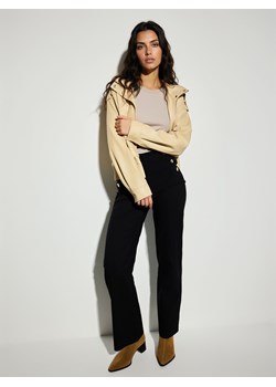 Mohito - Czarne spodnie z szeroką nogawką - czarny ze sklepu Mohito w kategorii Spodnie damskie - zdjęcie 188929190