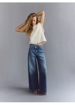 Reserved - Jeansy baggy - niebieski ze sklepu Reserved w kategorii Spodnie dziewczęce - zdjęcie 188929572