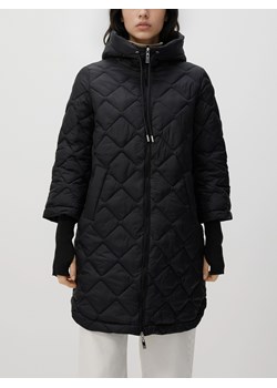 Reserved - Długa kurtka z kapturem - czarny ze sklepu Reserved w kategorii Kurtki damskie - zdjęcie 188929851