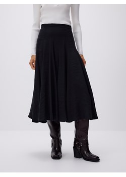 Reserved - Spódnica z modalem - czarny ze sklepu Reserved w kategorii Spódnice - zdjęcie 188929982