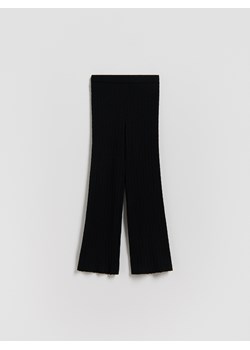 Reserved - Dzianinowe spodnie - czarny ze sklepu Reserved w kategorii Swetry dziewczęce - zdjęcie 188930014