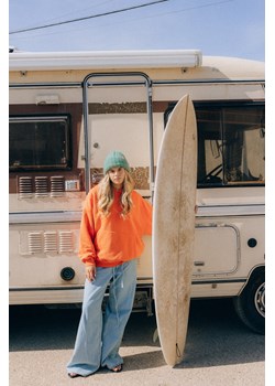 SRF Core Hoodie - Orange Haze ze sklepu Surf Inc w kategorii Bluzy damskie - zdjęcie 188930282