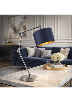 Regulowana lampka nocna do czytania ASMARA GOLD lampka nocna z ruchomym kloszem ze sklepu Lysne w kategorii Lampy stołowe - zdjęcie 188930312