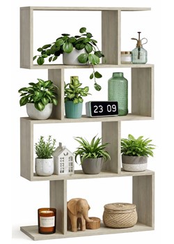 Regał otwarty z półkami dąb sonoma N8-N10 ze sklepu Edinos.pl w kategorii Regały i witryny - zdjęcie 188931363