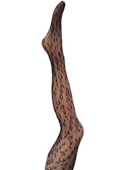 Rajstopy damskie kabaretki w panterkę Rete, Kolor czarny, Rozmiar uniwersalny, Magnetis ze sklepu Primodo w kategorii Rajstopy - zdjęcie 188931740