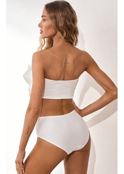 Figi damskie wysokie białe Pure Promise Nr 22, Kolor biały, Rozmiar S, Róża ze sklepu Intymna w kategorii Majtki damskie - zdjęcie 188932952