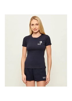 EA7 T-shirt | Slim Fit ze sklepu Gomez Fashion Store w kategorii Bluzki damskie - zdjęcie 188934012