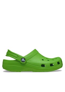 Klapki Crocs Classic Clog K 206991 Zielony ze sklepu eobuwie.pl w kategorii Klapki dziecięce - zdjęcie 188934142