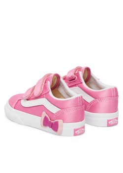 Sneakersy Vans Old Skool V Bow VN000E9WFRQ1 Różowy ze sklepu eobuwie.pl w kategorii Buty sportowe dziecięce - zdjęcie 188934151