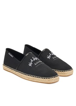 Espadryle KARL LAGERFELD KL70126 Czarny ze sklepu eobuwie.pl w kategorii Espadryle męskie - zdjęcie 188934211