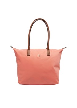 Torebka Tommy Hilfiger Popette Tote AW0AW17711 Koralowy ze sklepu eobuwie.pl w kategorii Torby Shopper bag - zdjęcie 188934301