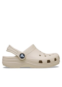 Klapki Crocs Classic Clog T 206990 Beżowy ze sklepu eobuwie.pl w kategorii Klapki dziecięce - zdjęcie 188934312